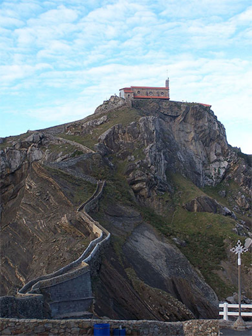 Les éscaliers de Gaztelugatxe