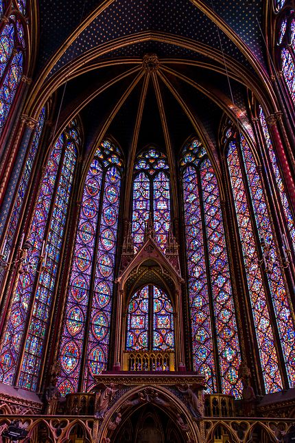 Sainte-Chapelle, magnifique abside !!!