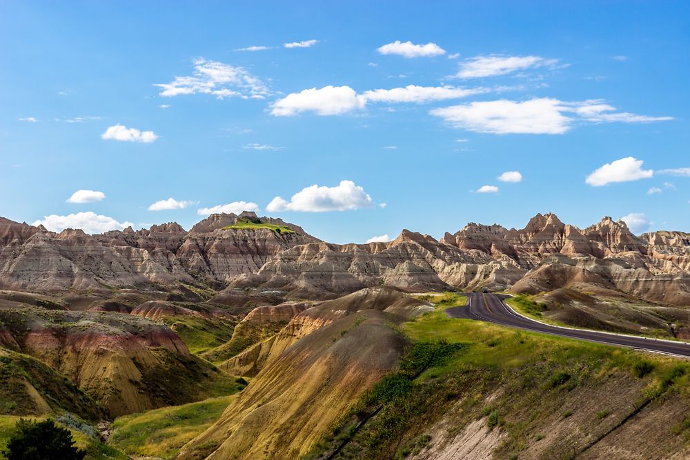 Sur la route des Badlands