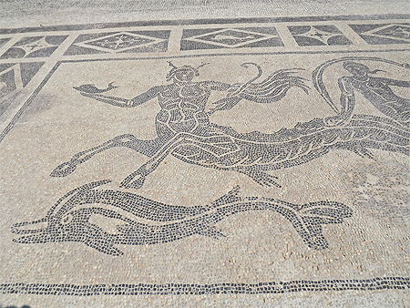 Mosaïque du musée d'Isthmia Mosaïque du musée d'Isthmia