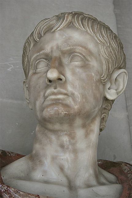 Buste de Jules César dans la Rotonde