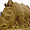 Sculptures de sable - Rhinocéros