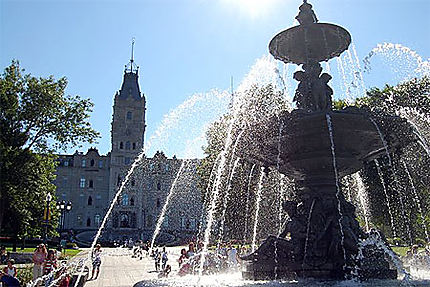 Fontaine du Parlement québécois
