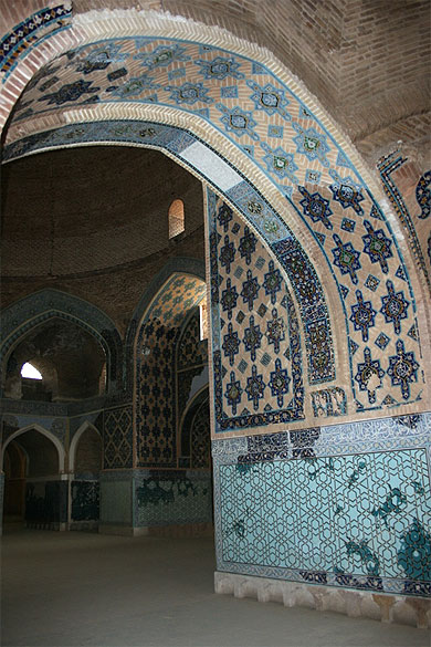Intérieur de la mosquée bleue Intérieur de la mosquée bleue