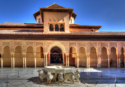Alhambra de Grenade patio de los leones