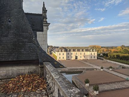 Soleil éclairant Château de Villandry