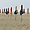 Les emblématiques parasols de la plage de Deauvill