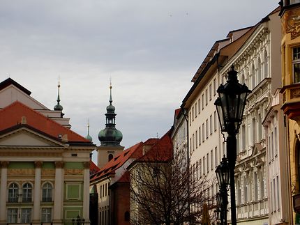 Dans la vieille ville de Prague
