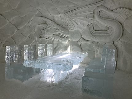 Hôtel de glace en Finlande