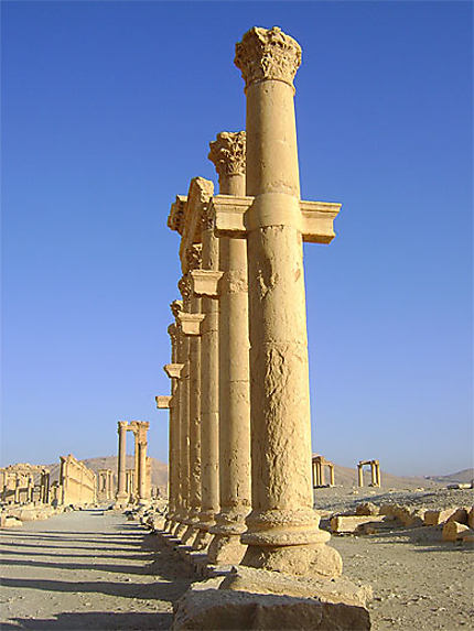 Colonnes de la grande colonnade