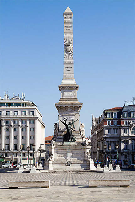 Lisbonne - Obélisque en mémoire de la guerre de Restauration