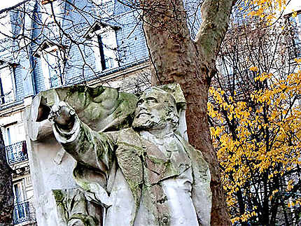 Statue de Léon Gambetta (détail)