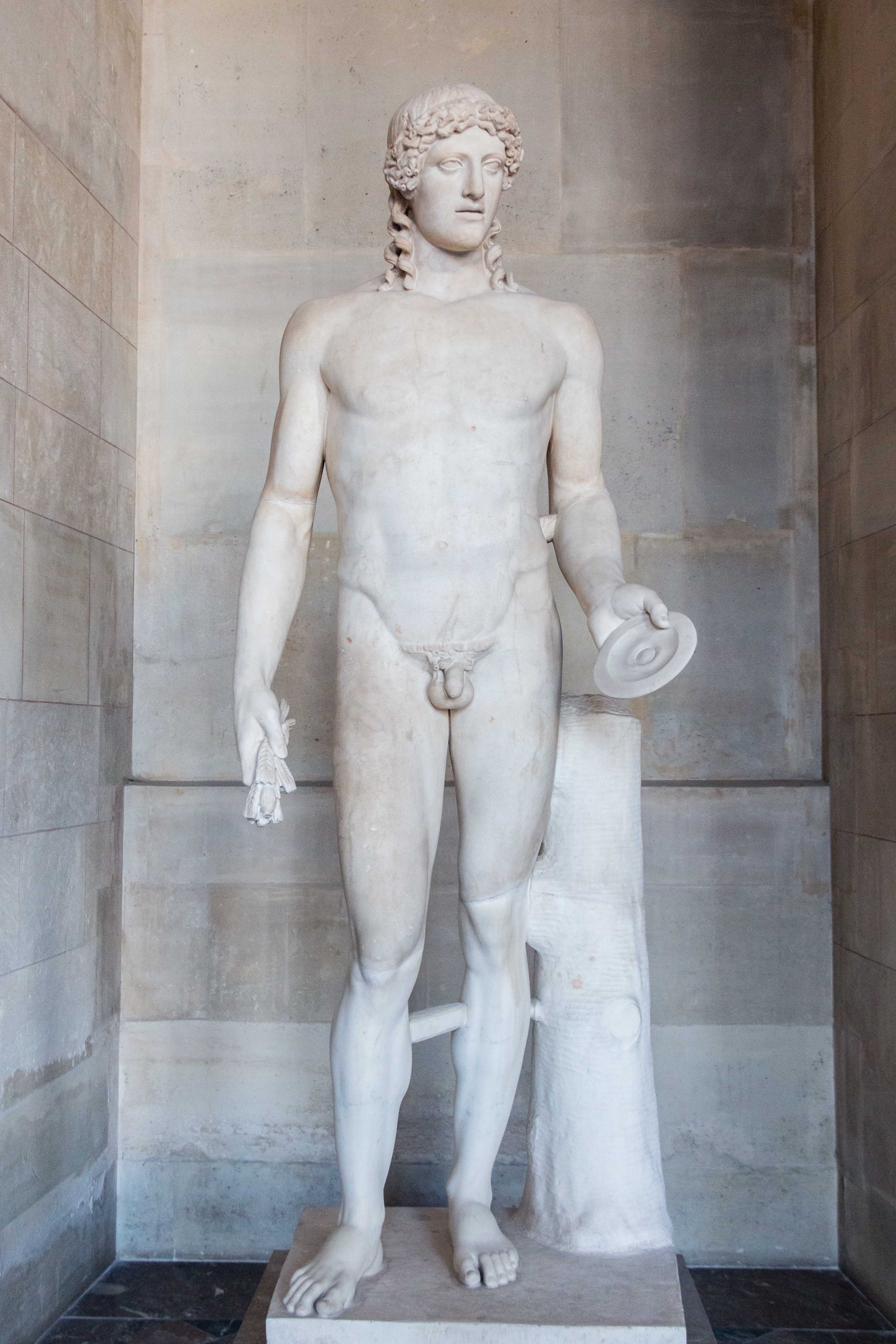 Le Louvre Apollon Statues Musée Du Louvre 1er Arrondissement Paris