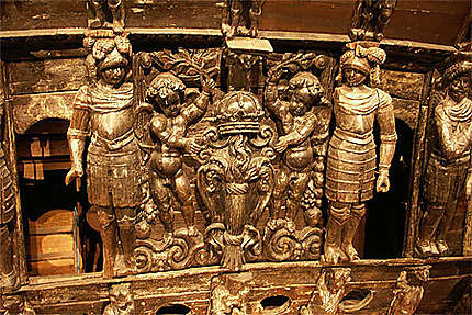 Vasa - détail des sculptures