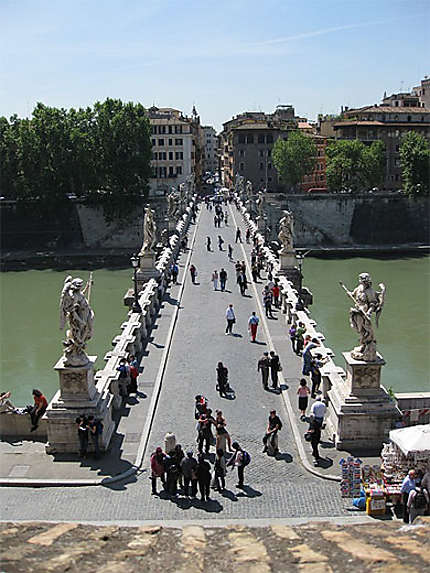 Pont Sant'Angelo vu de face