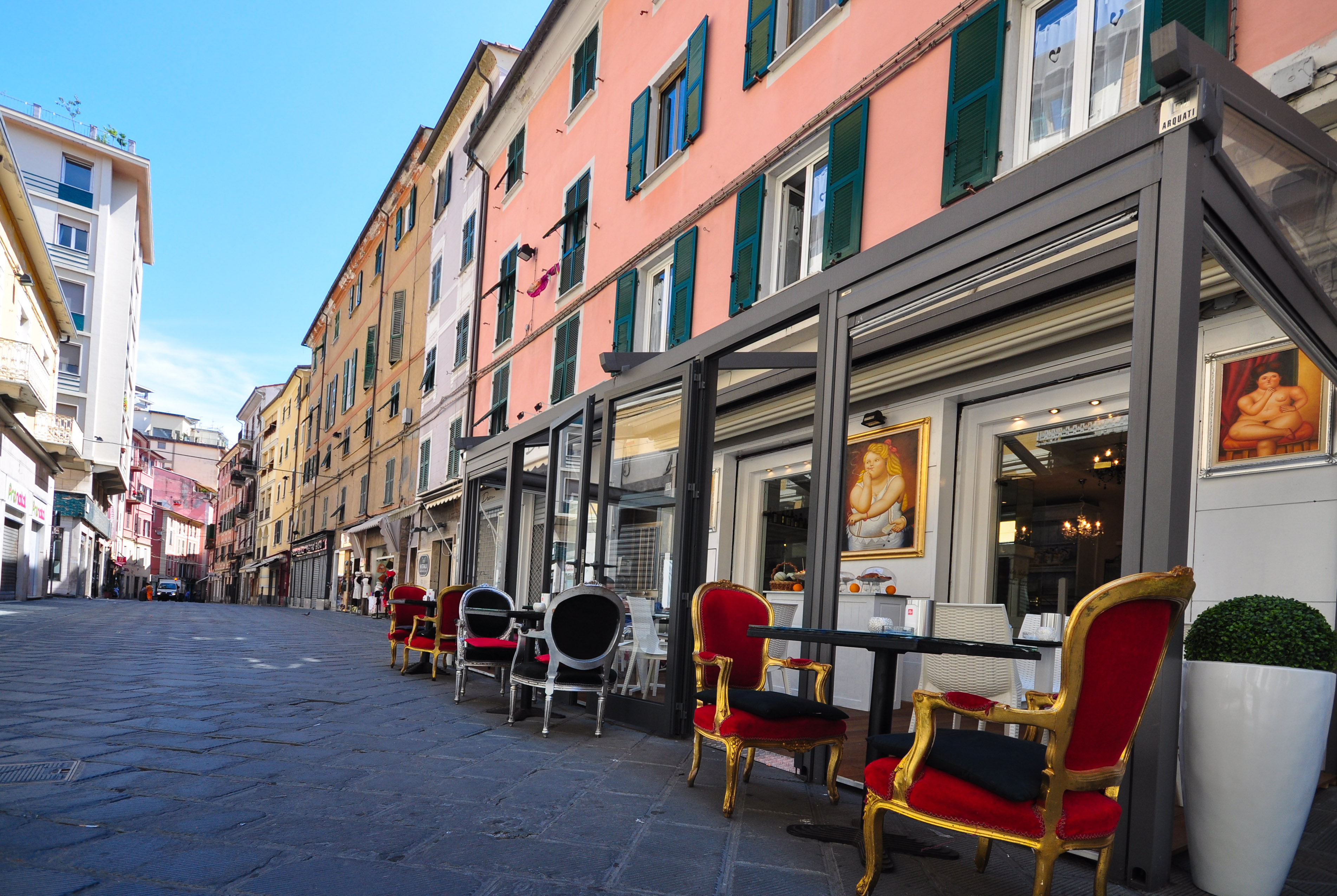 Sur la terrasse à La Spezia Sur la terrasse à La Spezia