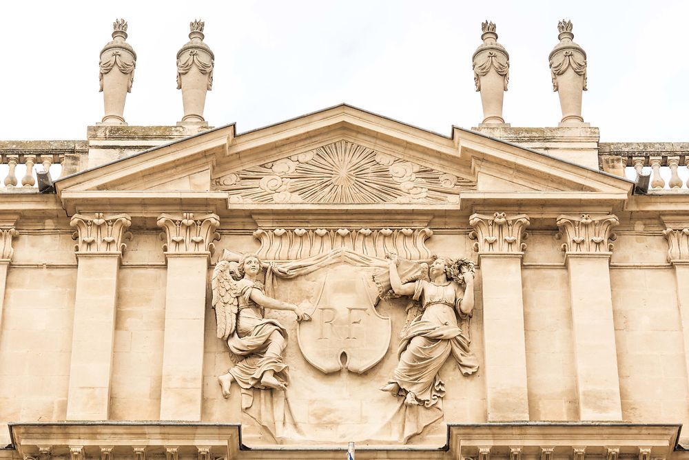 Façade de l'hôtel de ville