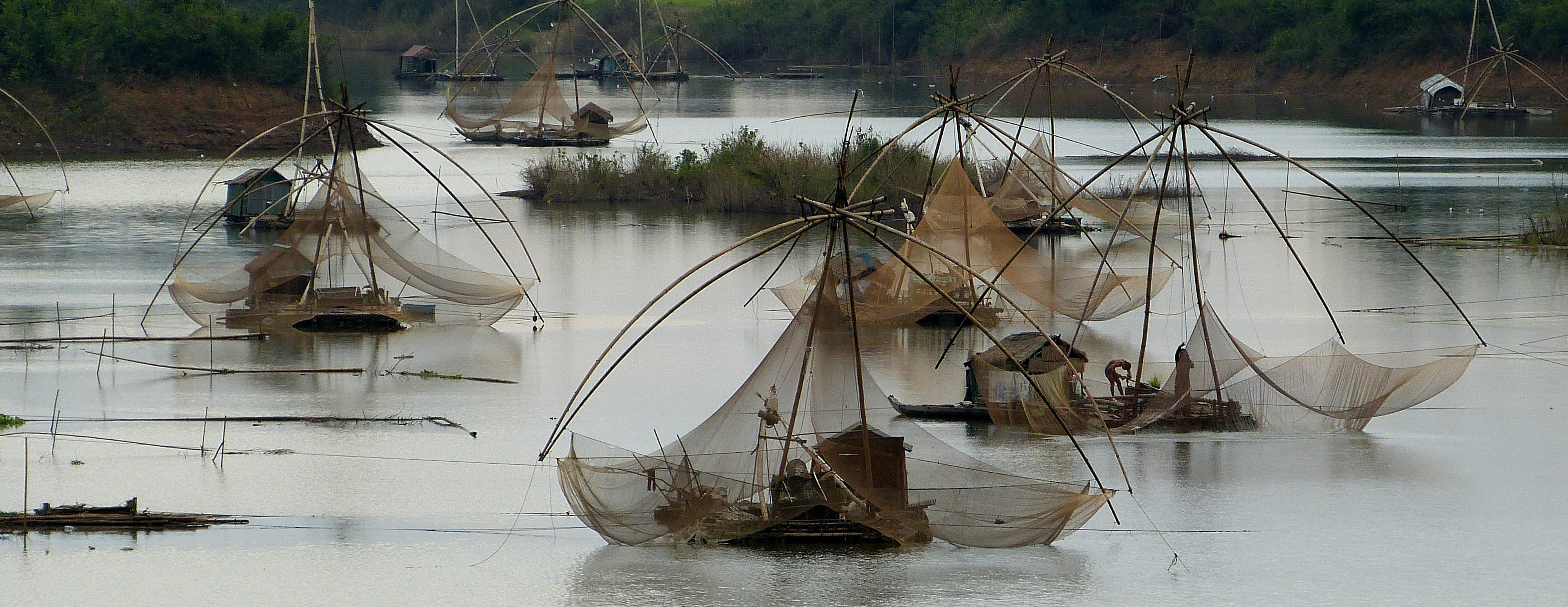 Pêcheurs sur le Mekong