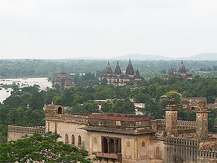 Vue sur Royal Chahhtri et Phool Bagh