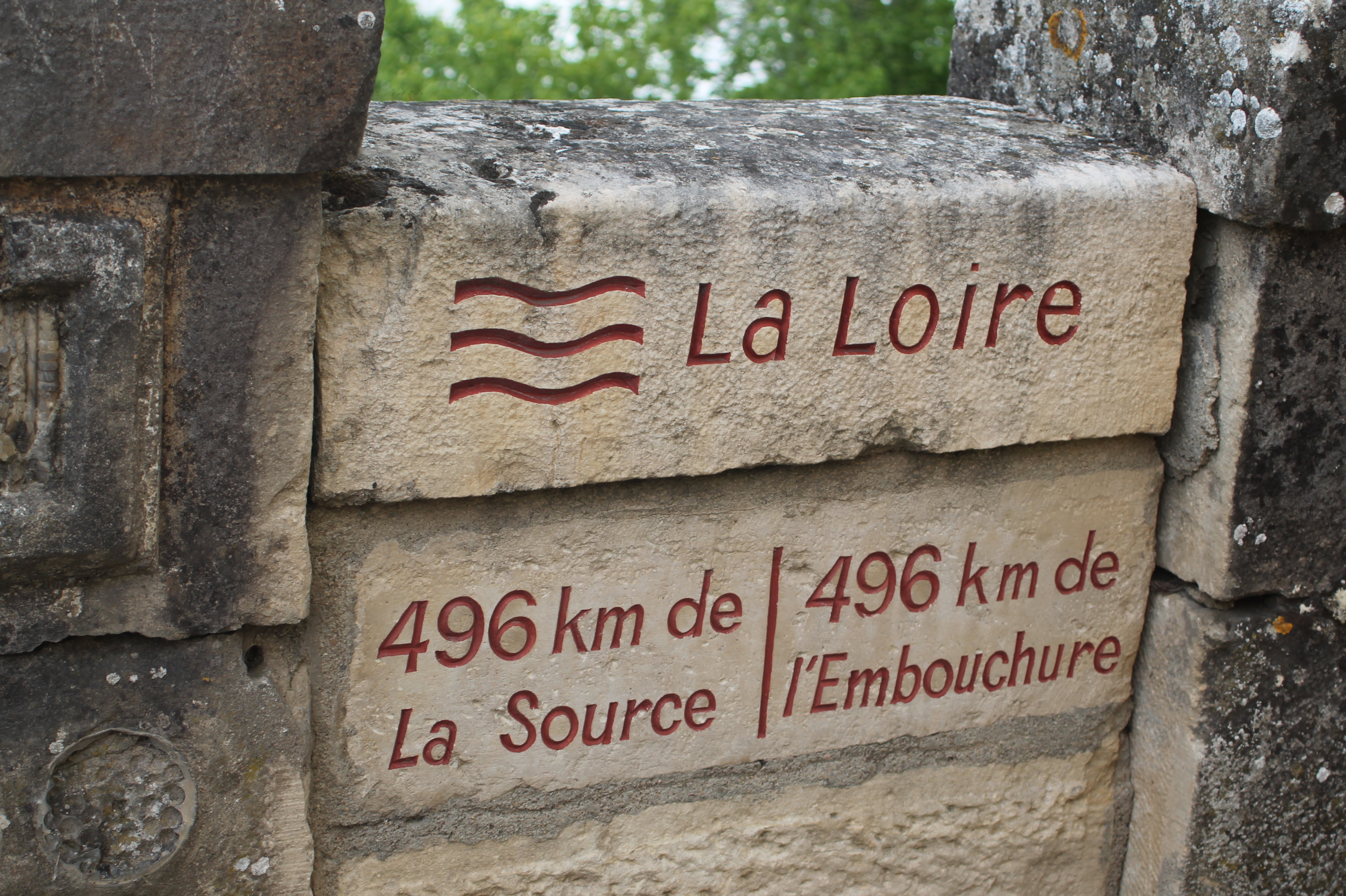 Plaque sur la RN7 à Pouilly sur Loire Plaque sur la RN7 à Pouilly sur Loire
