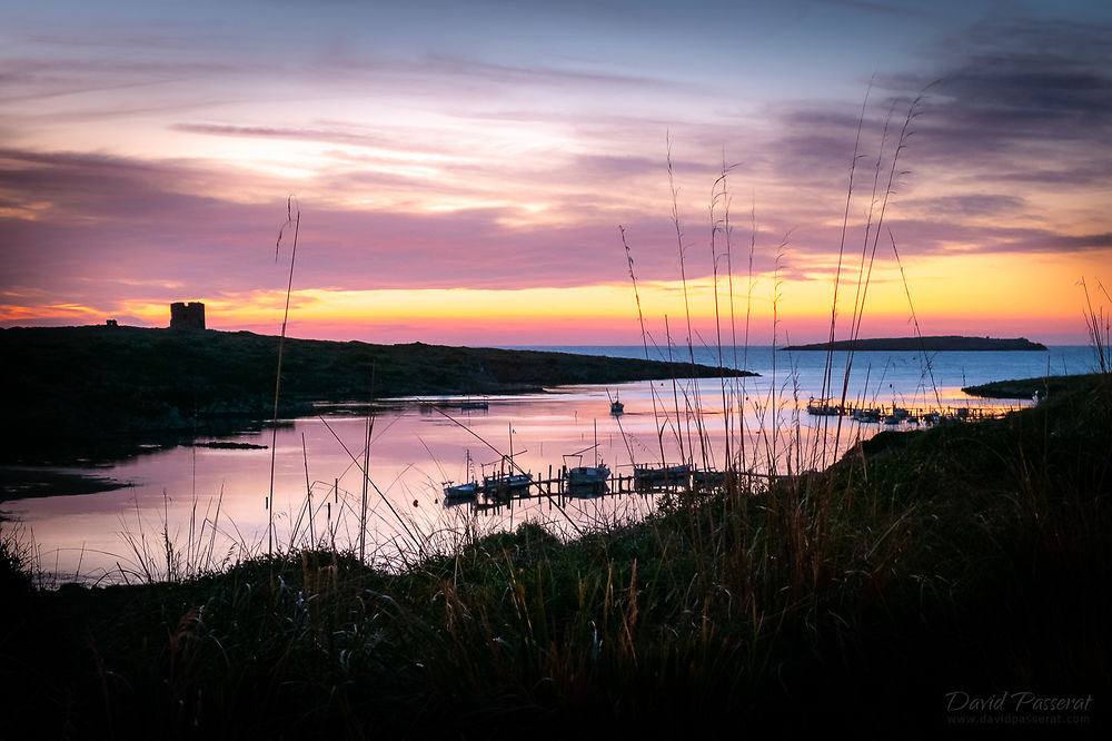 Le cap de Favaritx au crépuscule