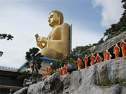 Le temple d'or de Dambulla