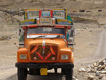 Camion au Col Rohtang-La