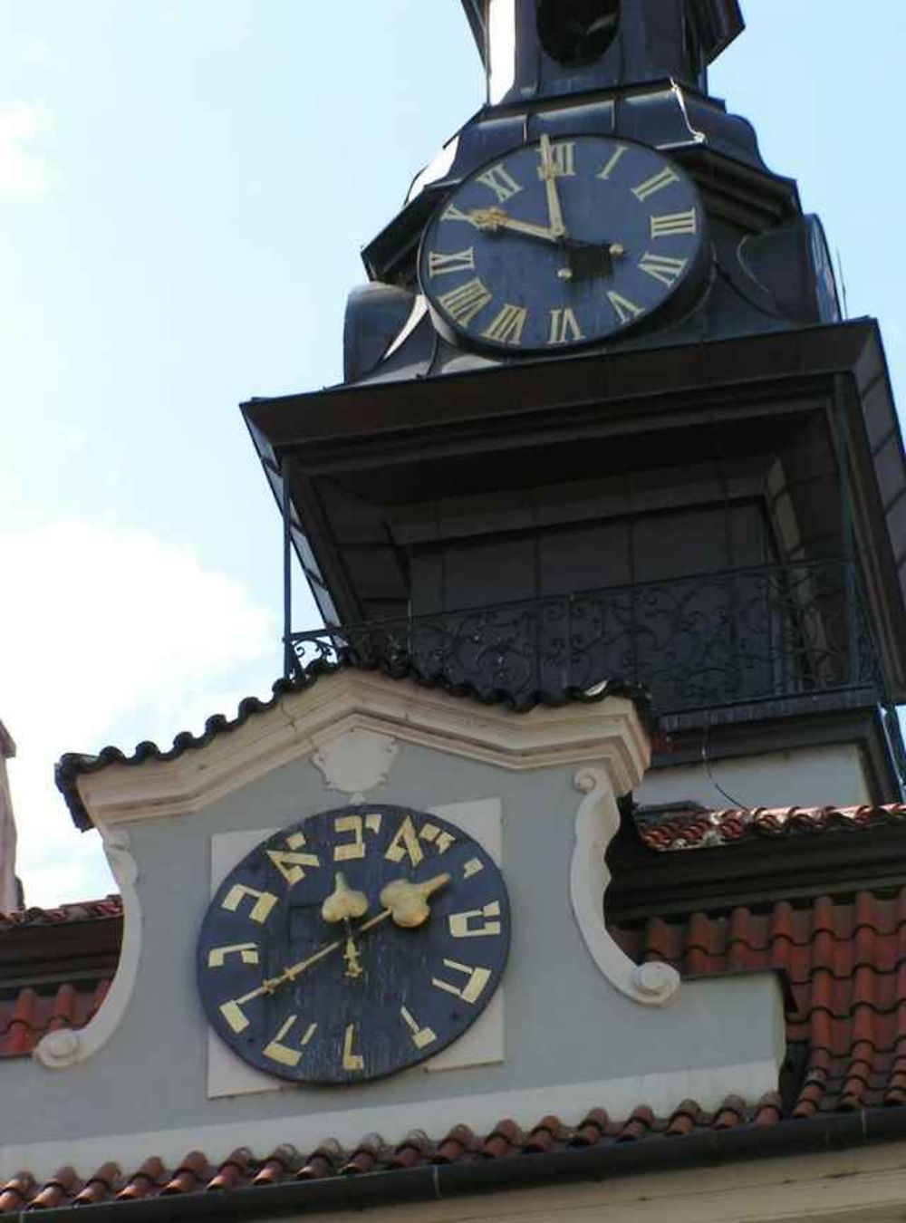 HORLOGE ROMAINE ET HORLOGE HEBRAIQUE