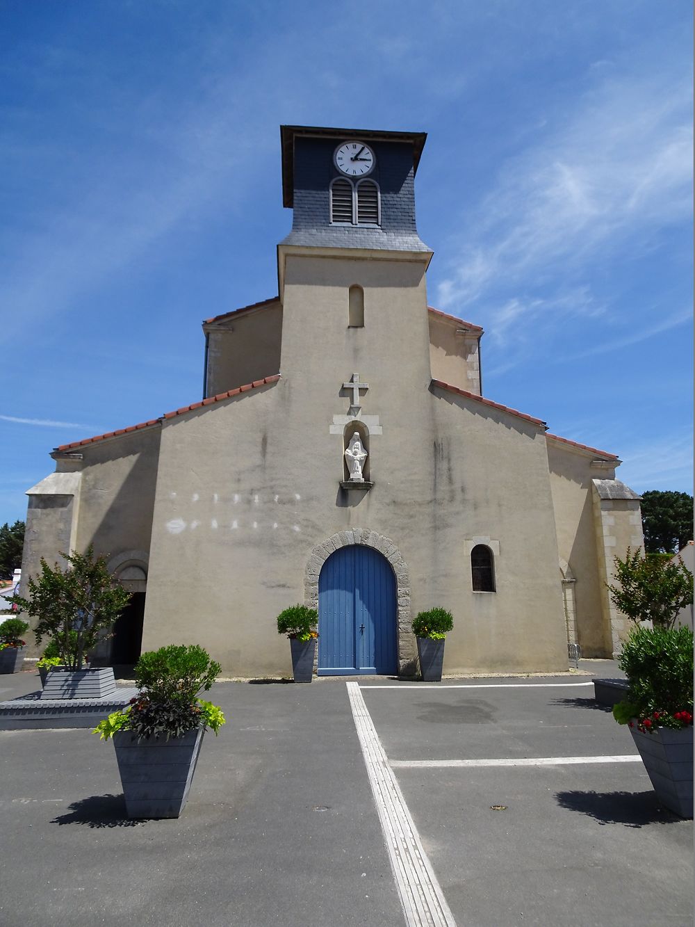 L'église du village de La Guérinière