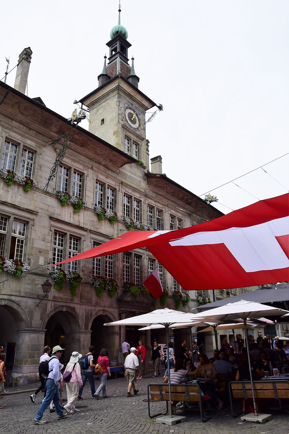 L'hôtel de ville à Lausanne