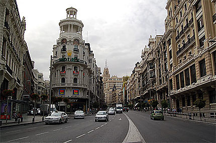 Une rue de Madrid