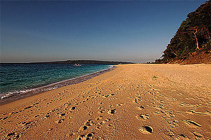 Puka beach sur l'ile de Boracay