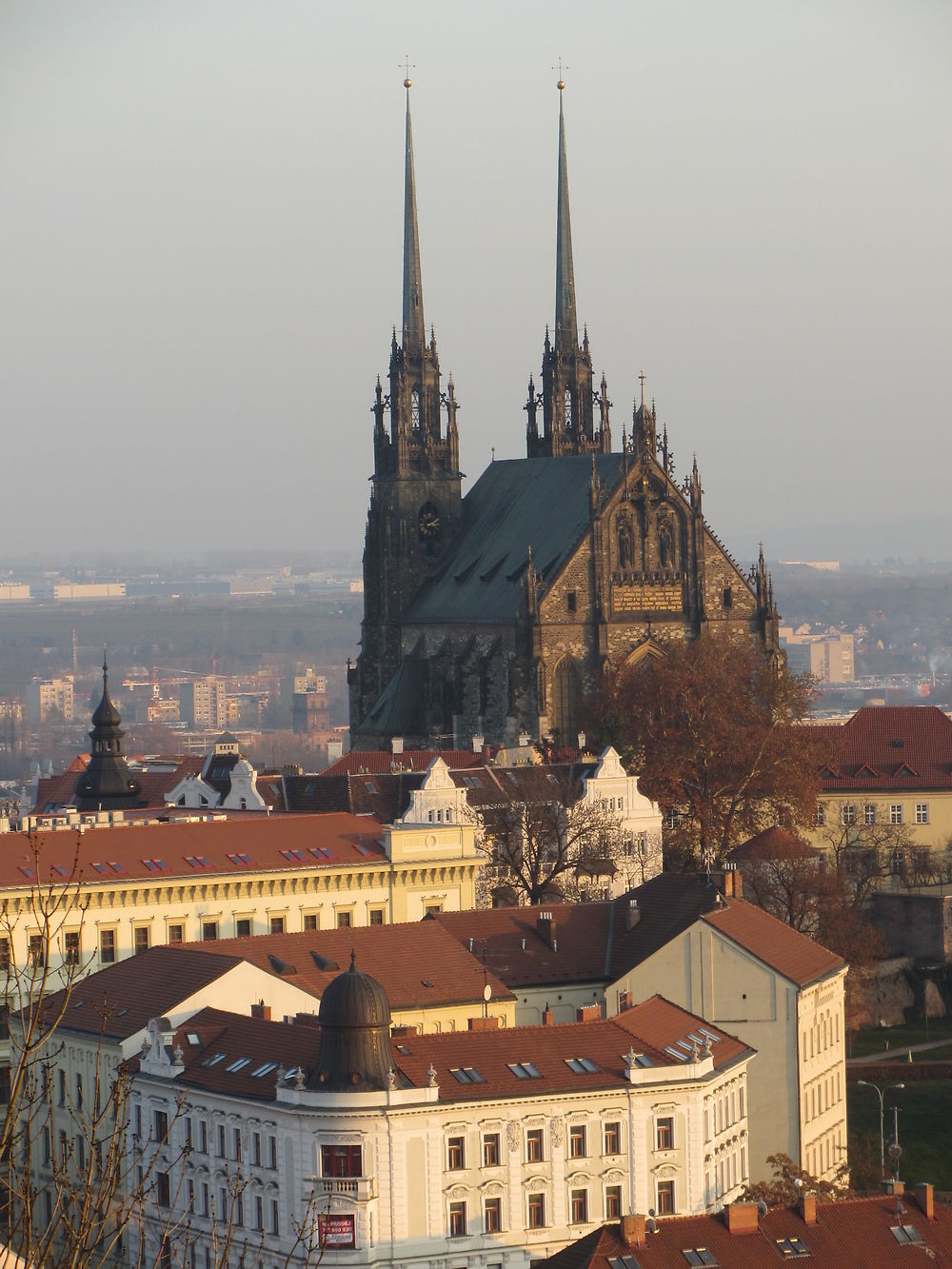 Cathédrale vue du château