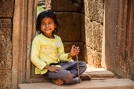 Jeune fille à Siem Reap