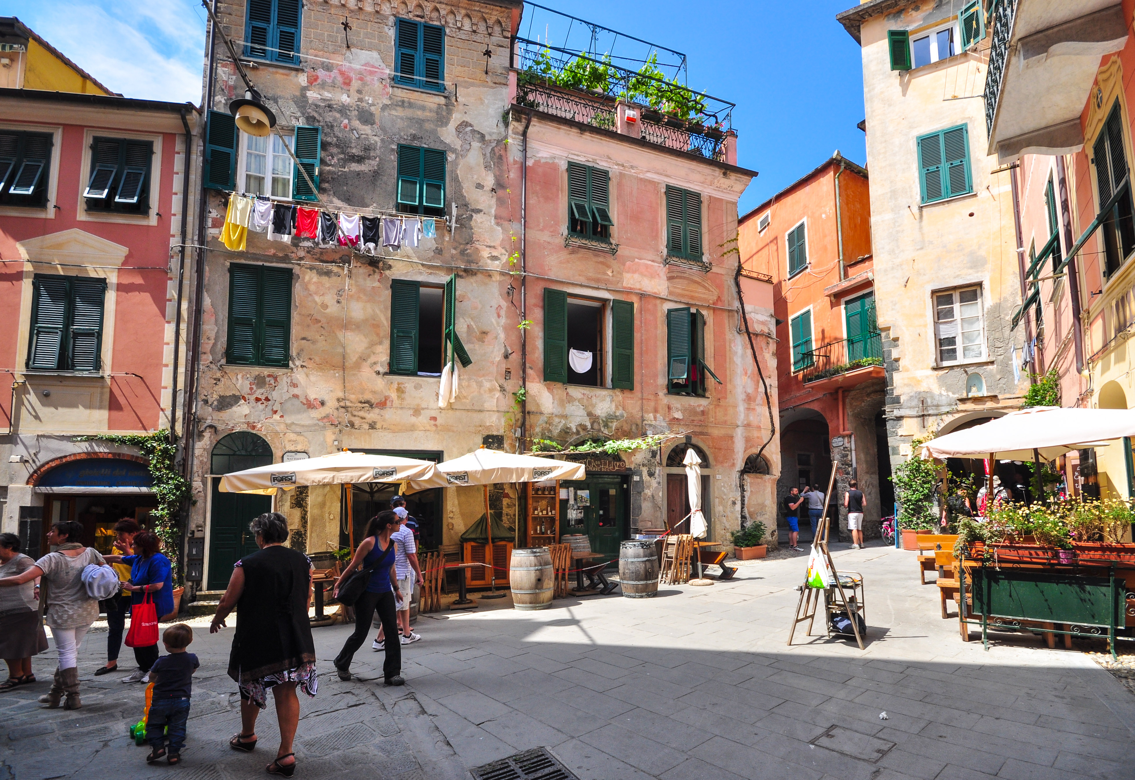 Dans le village de Monterosso Dans le village de Monterosso
