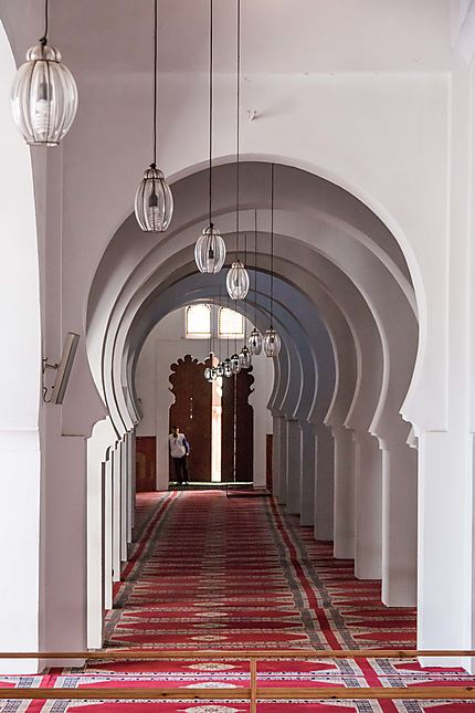 Mosquée Al Quaraouiyine, les arcades intérieures