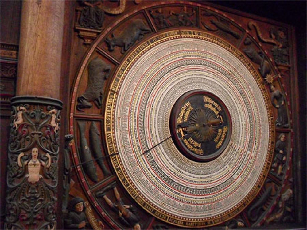 Horloge astronomique : le calendrier perpétuel