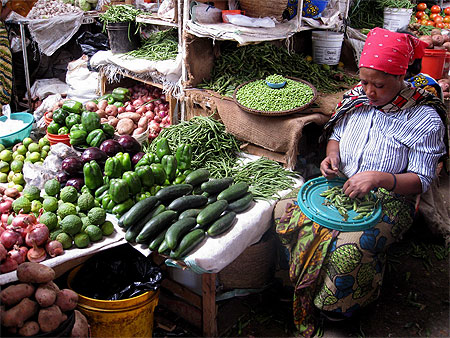 Au marché d'Arusha Au marché d'Arusha