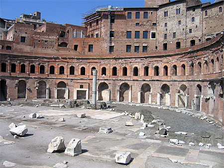 Le marché de Trajan Le marché de Trajan