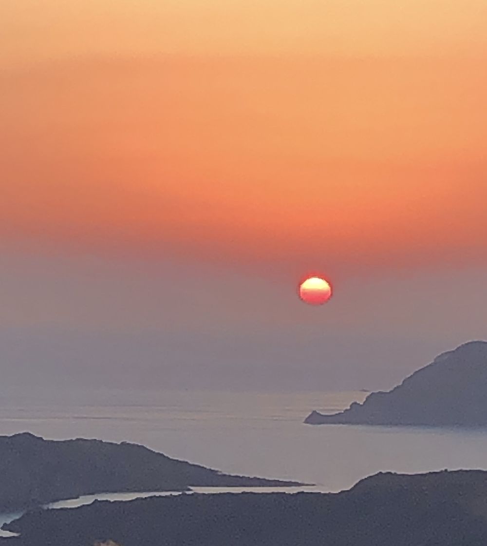 Coucher de soleil à Santorin