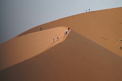Balade sur une dune