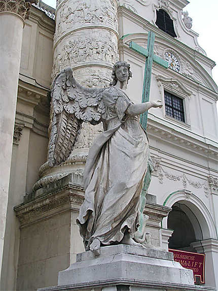 Ange baroque. St Charles Borromée Vienne