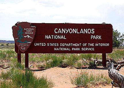 Entrée du Parc de Canyonlands