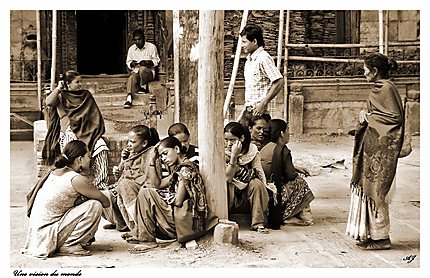 Scène de vie au Népal