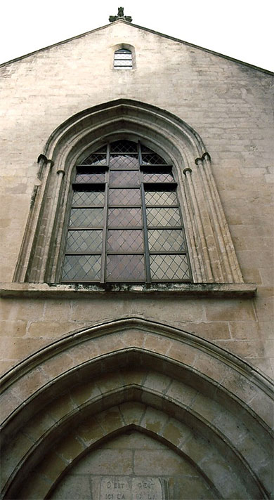 La façade du temple protestant La façade du temple protestant