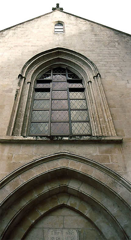 La façade du temple protestant