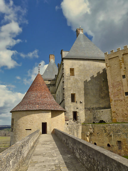 Les tours du château de Biron