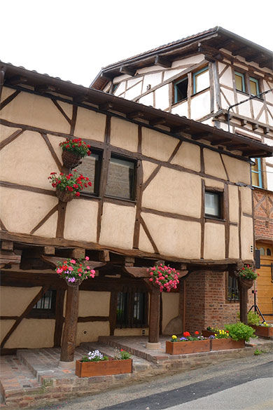 Maison à colombages à Châtillon sur Chalaronne
