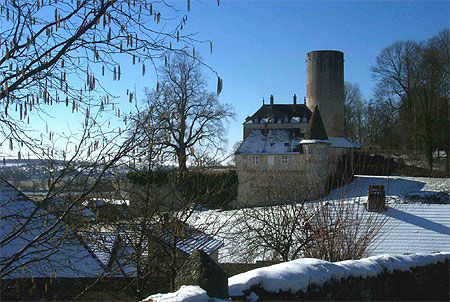 Rupt sur Saône, le château en hiver