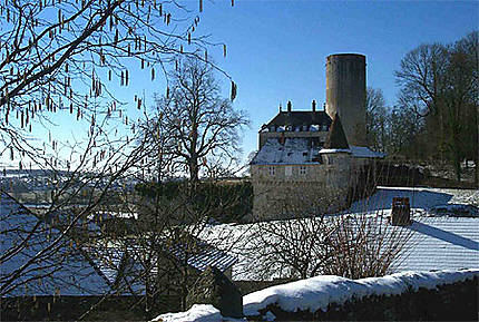 Rupt sur Saône, le château en hiver